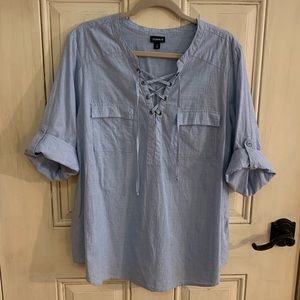 🐚 Torrid Size 2 Lace Up Top 🐚